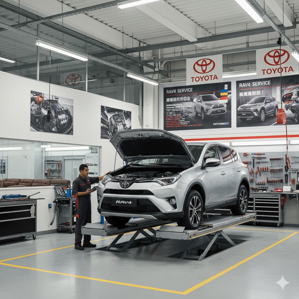 تعمیرگاه تخصصی تویوتا راو۴ | خدمات تعمیرکار سیار خودرو